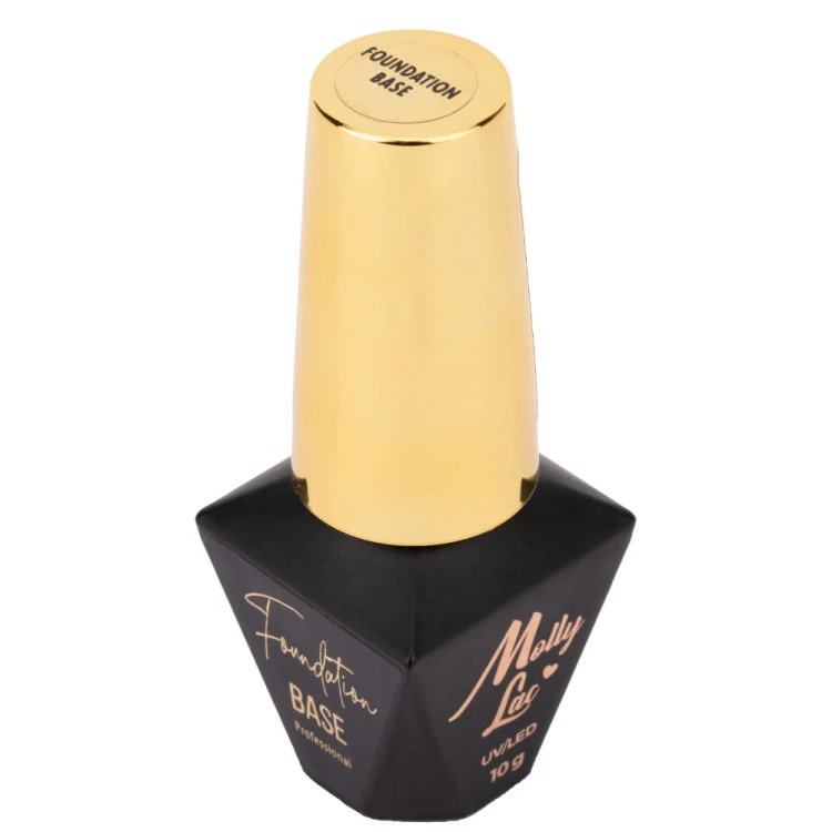 Baza pod lakiery hybrydowe, żele i akrylożel Foundation Base MollyLac 10 g (4).jpg