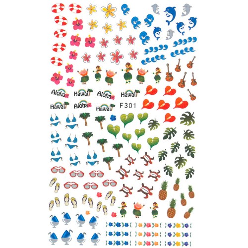 Naklejki do paznokci cienkie samoprzylepne Miss Colour Nr F301 (1).jpg