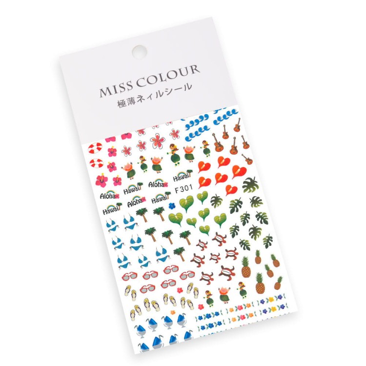 Naklejki do paznokci cienkie samoprzylepne Miss Colour Nr F301 (3).jpg