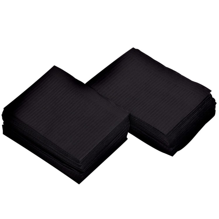 Serweta medyczna Aseo Med podfoliowana czarna 50 szt (2).jpg