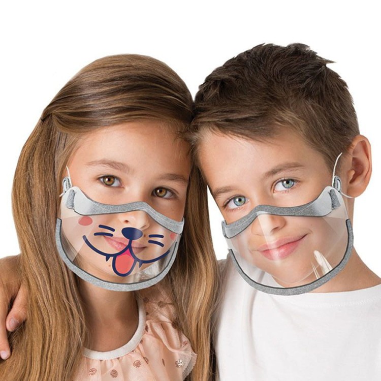 Przyłbica maska ochronna na nos i usta mini dla dzieci Kids Shield 2 sztuki (1).jpg