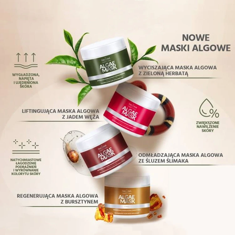Maska algowa liftingująca Farmona z jadem węża 160 g (2).jpg