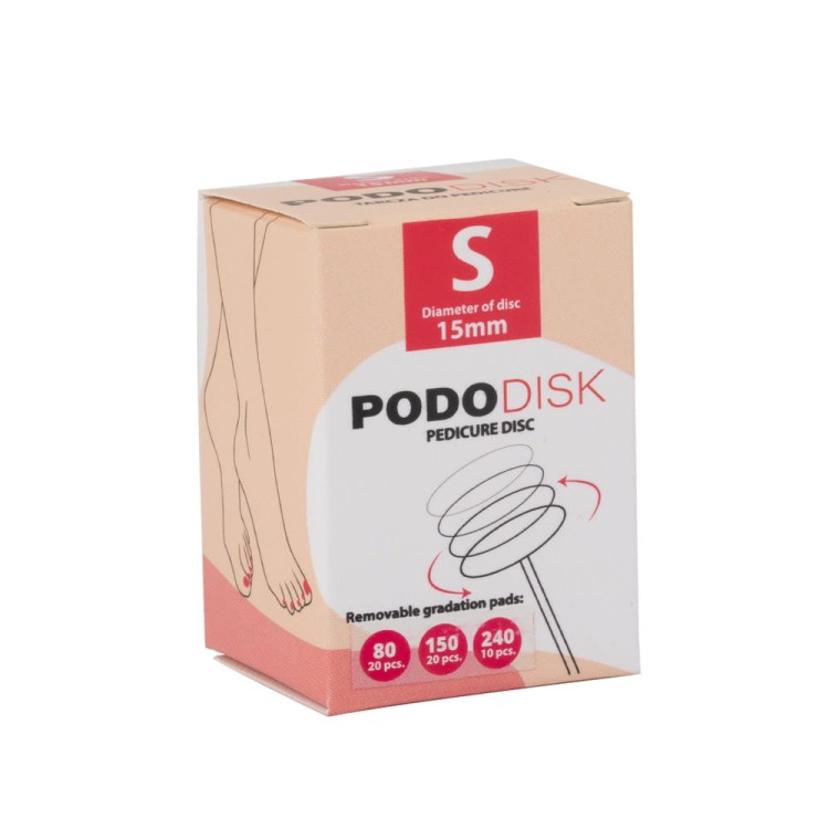 Dysk tarcza do pedicure Pododisk zestaw trzpień dysk + nakładki tarcze wymienne S 15 mm (6).jpg