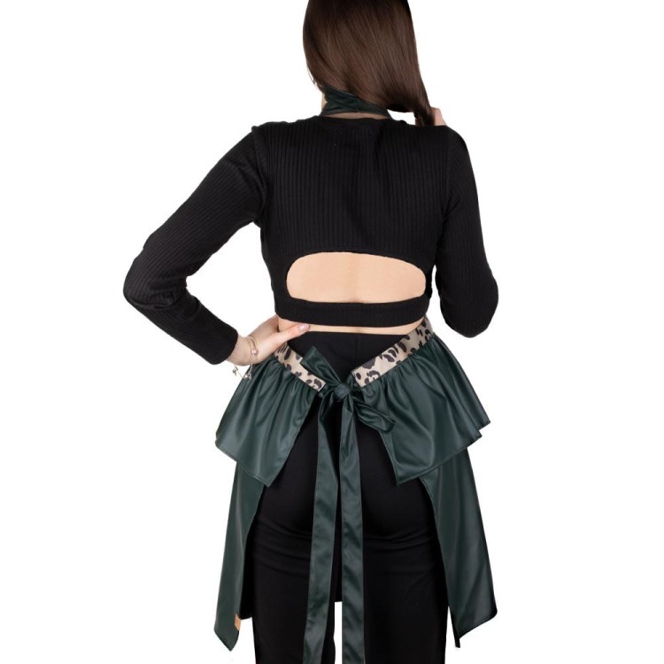 Fartuszek kosmetyczny Lejdi lampart Green Mat (3).jpg