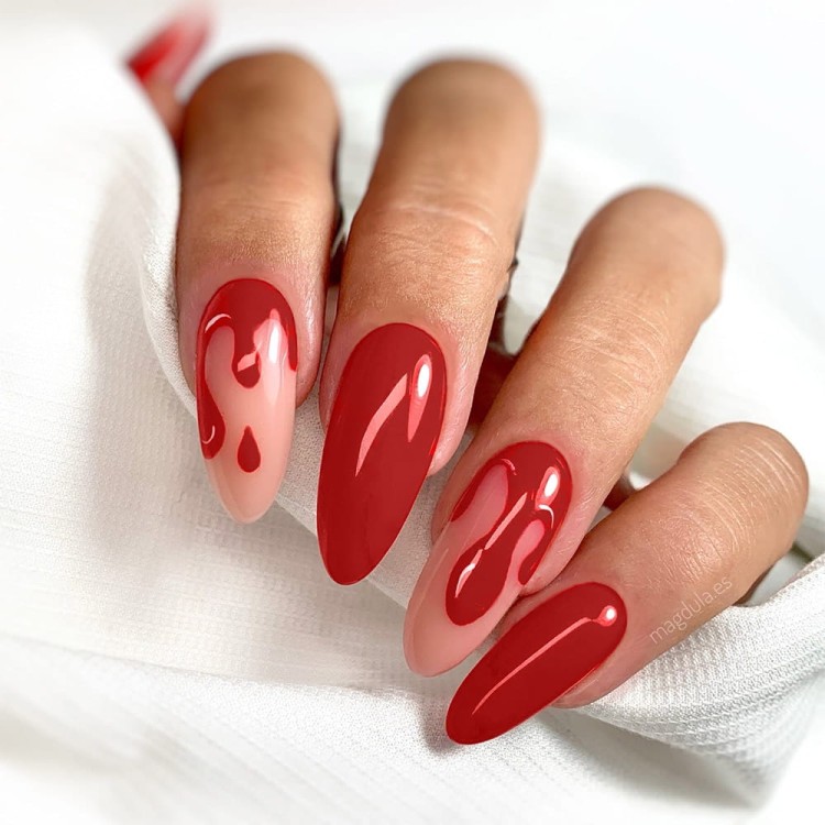 Lakier hybrydowy MollyLac Pinup Girl Amoretto 10 g Nr 371.jpg