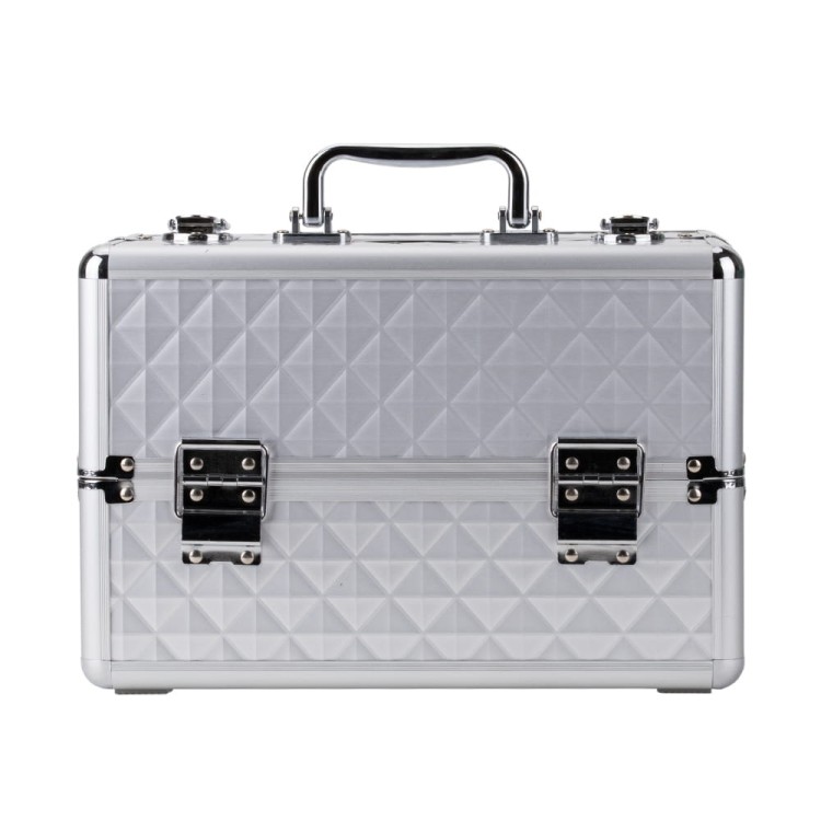 Kuferek kosmetyczny M na lakiery Diamond 3D biały (2).jpg