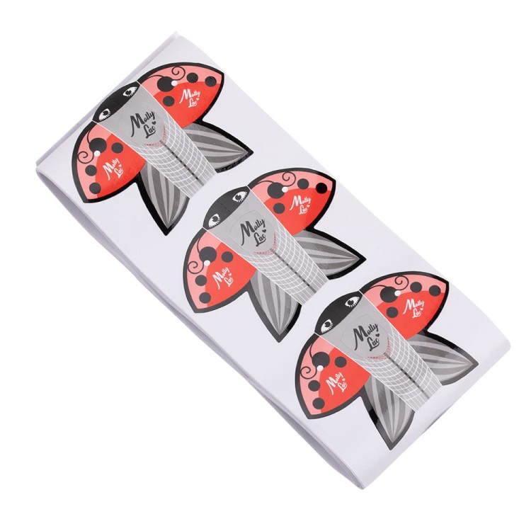 Molly Lac formy do przedłużania paznokci biedronka 100szt 4.jpg