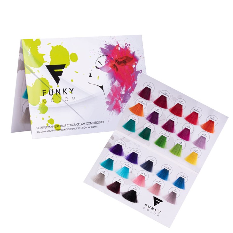 Karta paleta kolorów Funky Color odżywki do półtrwałej koloryzacji włosów w kremie (5).jpg