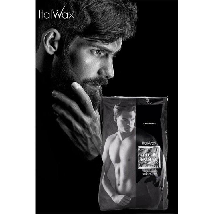 Wosk Italwax pour homme black film wax w dropsach do depilacji dla mężczyzn 1kg (3).jpg