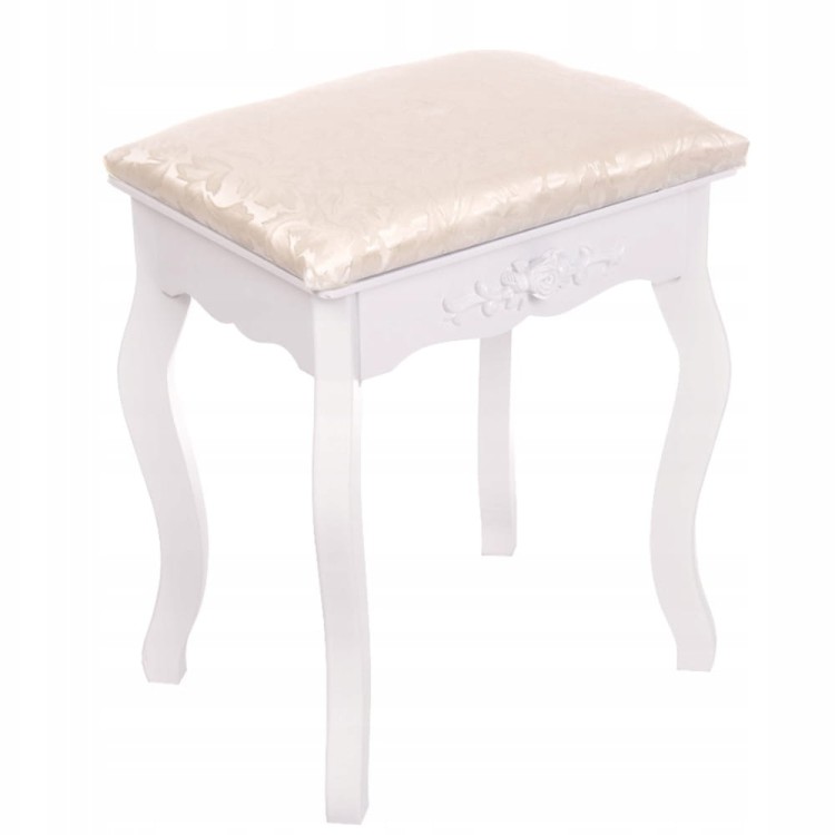 Toaletka biała KARI lustro LED + taboret (3).jpg