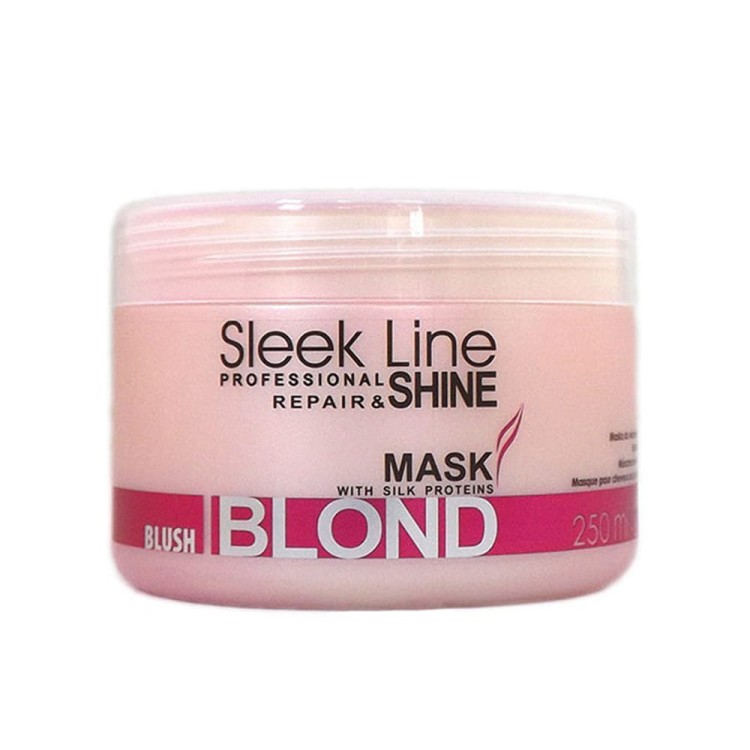 Maska nadająca różowy odcień do włosów blond Stapiz Blush Blond 250 ml.jpg