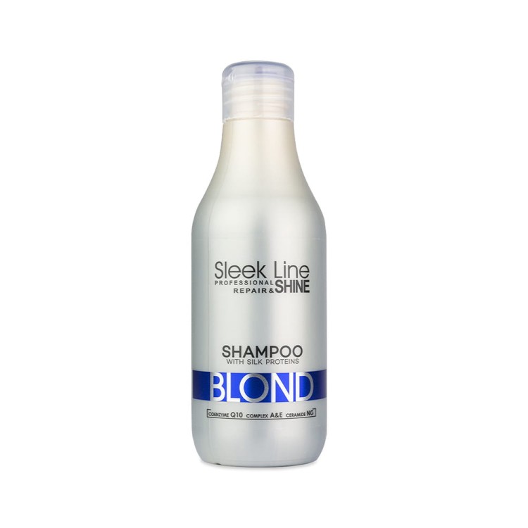 Szampon do włosów blond siwych i rozjaśnianych Stapiz Sleek Line Blond 300 ml.jpg