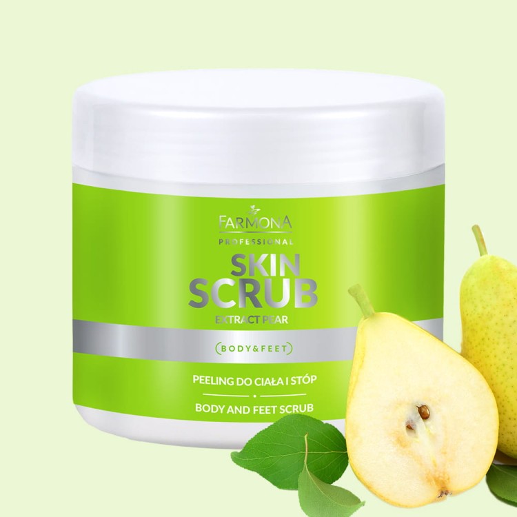 Peeling do ciała i stóp Farmona Skin Scrub Extract Pear 500 g.jpg