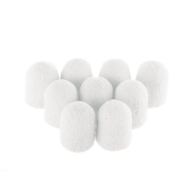 Kapturki do pedicure 7 mm gradacja 180 10 szt Fabric Podo AlleMed Biały White (2).jpg