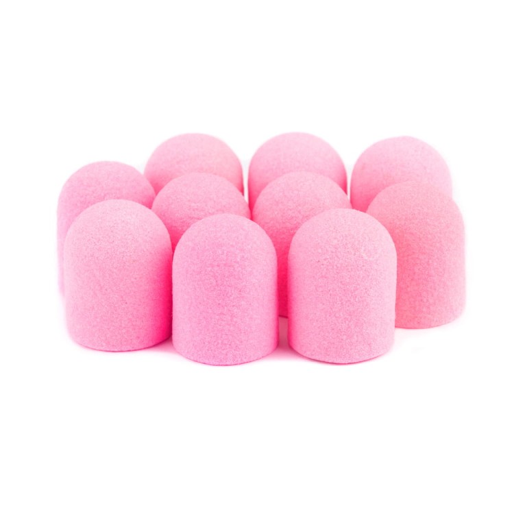 Kapturki do pedicure 7 mm gradacja 60 10 szt Fabric Podo AlleMed Różowy Pink (2).jpg