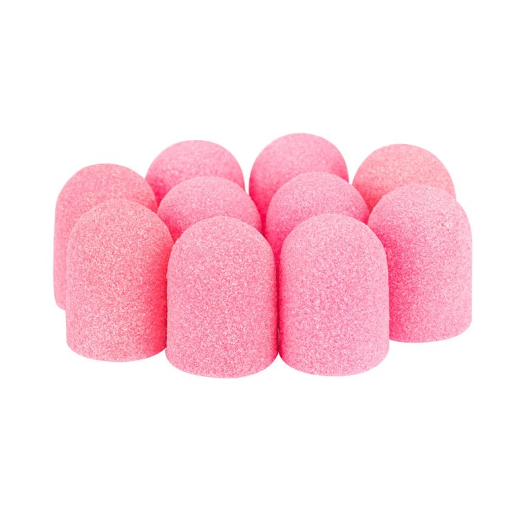 Kapturki do pedicure 7 mm gradacja 150 10 szt Fabric Podo AlleMed Różowy Pink (2).jpg