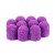 Kapturki do pedicure 7 mm gradacja 60 10 szt Fabric Podo AlleMed Fioletowy Purple (1).jpg