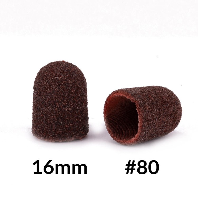 Kapturki do pedicure 16 mm gradacja 80 10 szt AlleMed Brązowy Brown (1).jpg