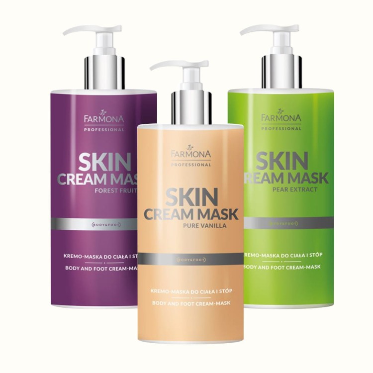 Kremo-maska do ciała i stóp Farmona Skin Cream Mask Pear Extract 500 ml (1).jpg