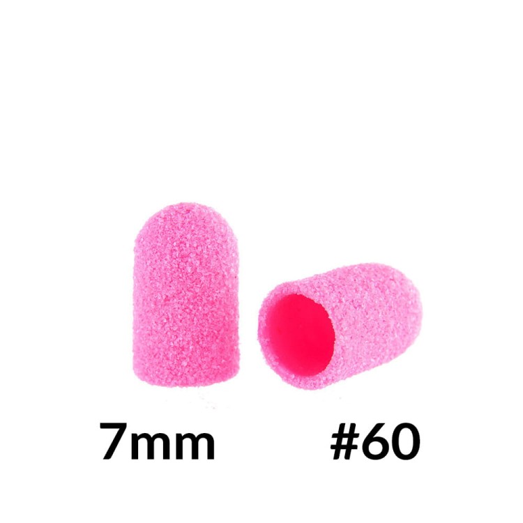 Kapturki do pedicure 7 mm gradacja 60 10 szt ABS Podo AlleMed Różowy Pink.jpg