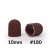 Kapturki do pedicure 10 mm gradacja 180 10 szt AlleMed Brązowy Brown.jpg
