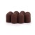 Kapturki do pedicure 13 mm gradacja 150 10 szt AlleMed Brązowy Brown (1).jpg