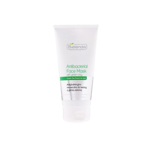 Maska antybakteryjna z zieloną glinką Bielenda 150 g.jpg