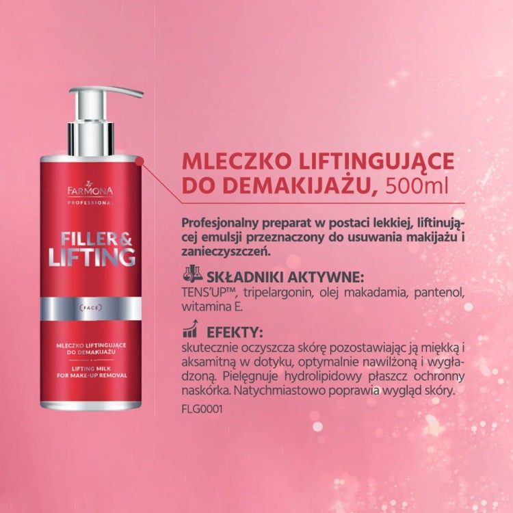 Mleczko liftingujące do demakijażu Farmona Filler&Lifting 500ml (2).jpg