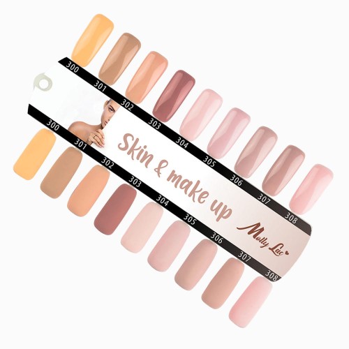 Wzornik Molly Lac Skin Make up połysk i mat 9 Kolorów.jpg
