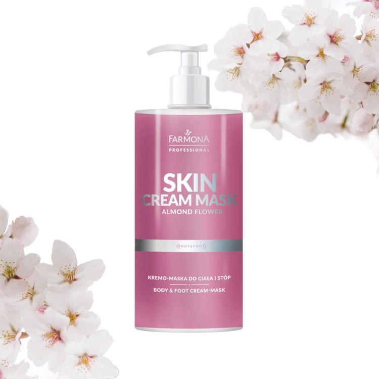 Kremo-maska do ciała i stóp Farmona Skin Cream Mask Almond Flower 500ml (2).jpg