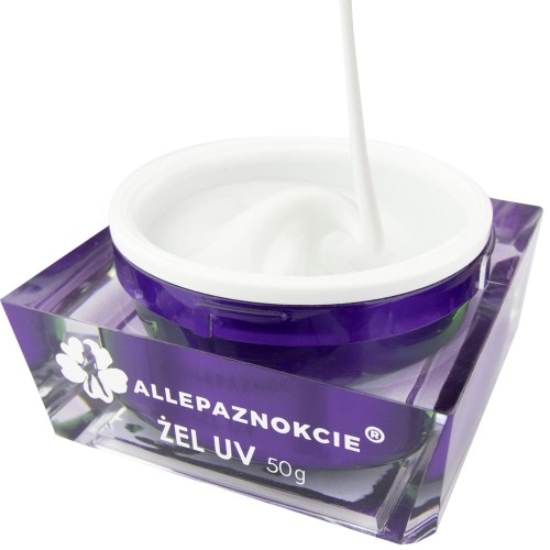 Żel do paznokci Allepaznokcie żel budujący Jelly Total White 50g.jpg