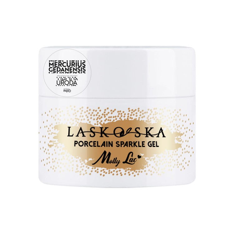 Żel budujący do paznokci Porcelain Sparkle Gel Laskovska.jpg