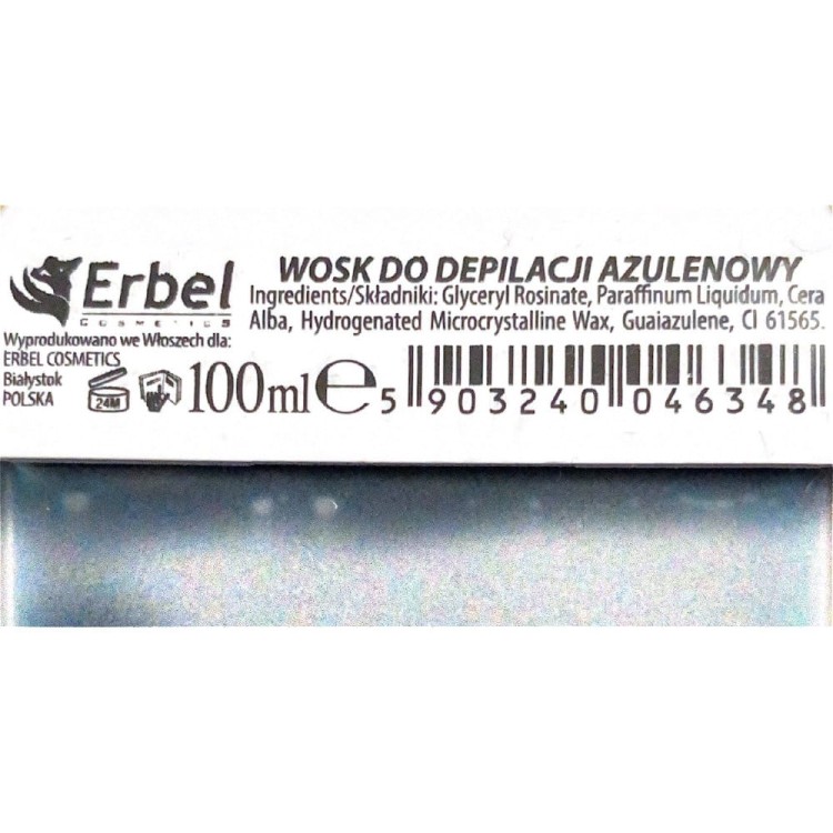 Wosk do depilacji Azulenowy Erbel 100 ml.jpg