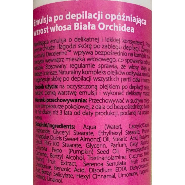 Emulsja po depilacji Erbel Velvet Professional biała orchidea 100 ml.jpg