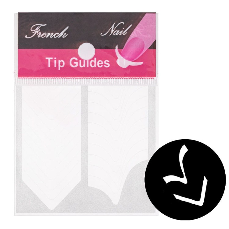 Samoprzylepne paski naklejki do french manicure Nr 03 ok. 25szt  (1).jpg