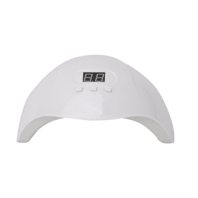 Lampa do paznokci UVLED 54W do lakierów hybrydowych No Name bez logo X3 z kablem USB Biała (2).jpg