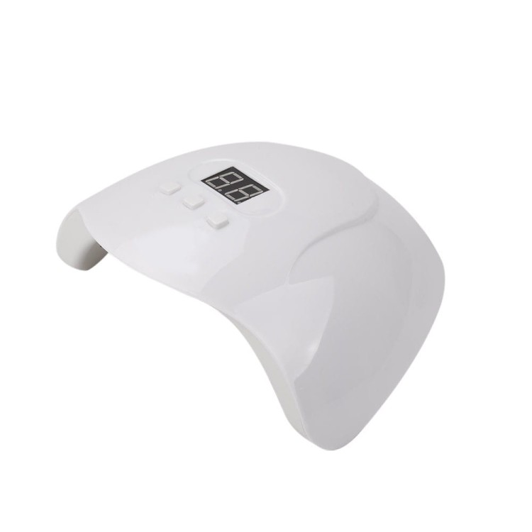 Lampa do paznokci UVLED 54W do lakierów hybrydowych No Name bez logo X3 z kablem USB Biała (5).jpg