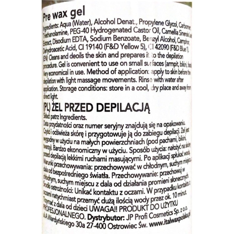 Żel przed depilacją Italwax 100 ml.jpg