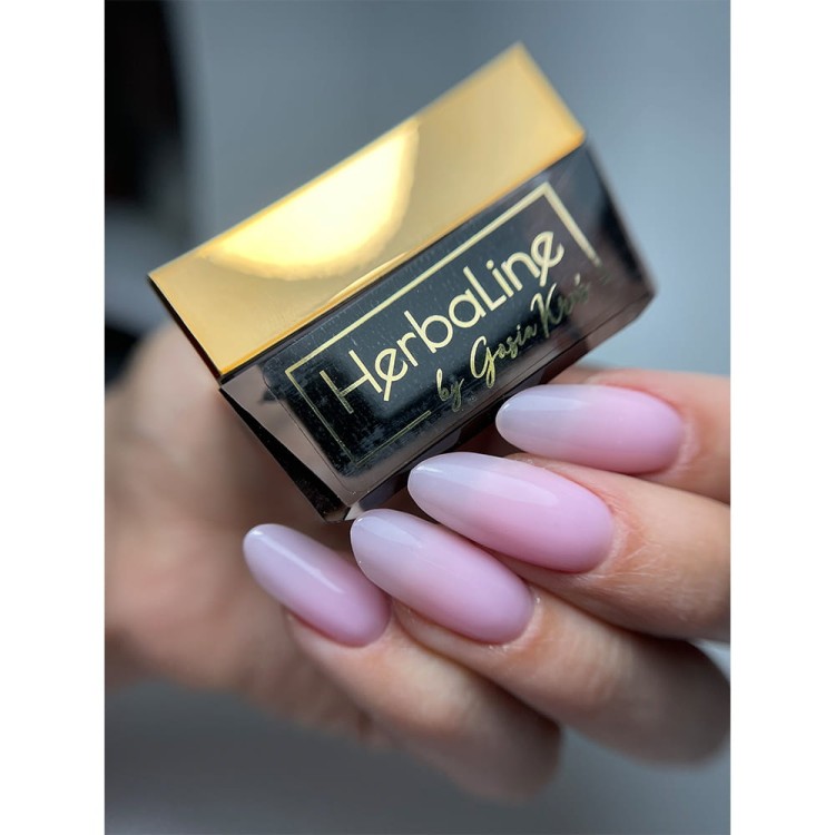 Żel budujący do paznokci Hemadi-Hema free z olejkiem z drzewa herbacianego MollyLac HerbaLine Sugar Pink by Gosia Kruś (3).jpg