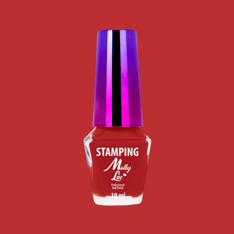 Lakier do stempli i stampingu MollyLac czerwony 10ml Nr 5 (3).jpg
