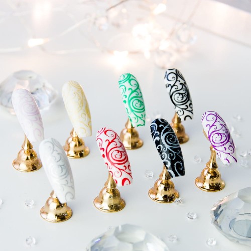 Lakier do stempli i stampingu MollyLac zielony 10ml Nr 8 (2).jpg