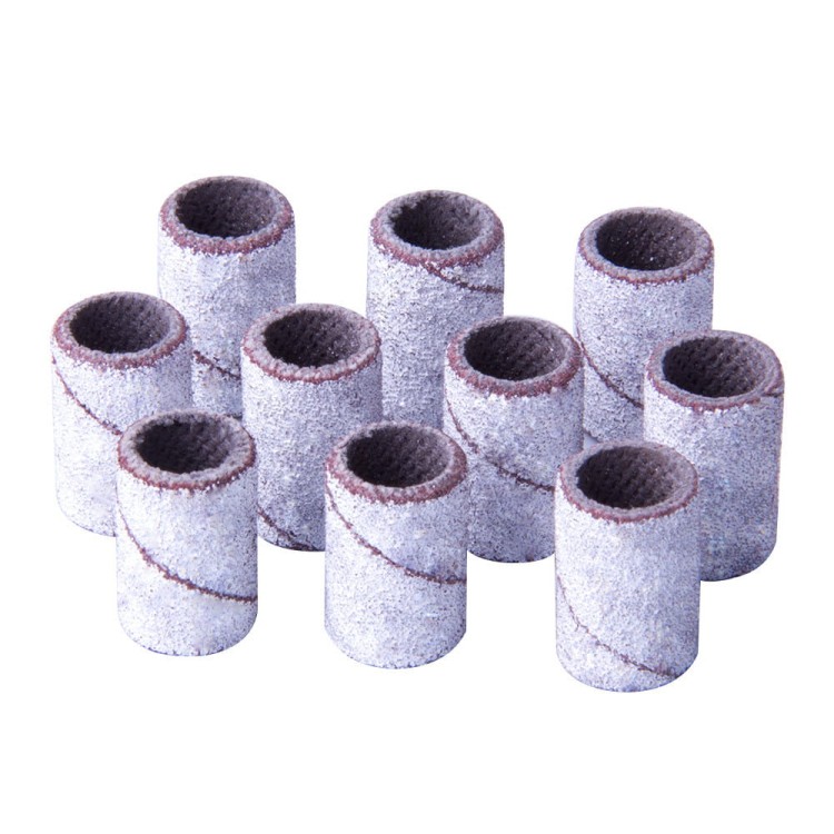 Kapturki ścierne przelotowe do manicure i pedicure AlleMed białe gradacja 120 10 sztuk (1).jpg