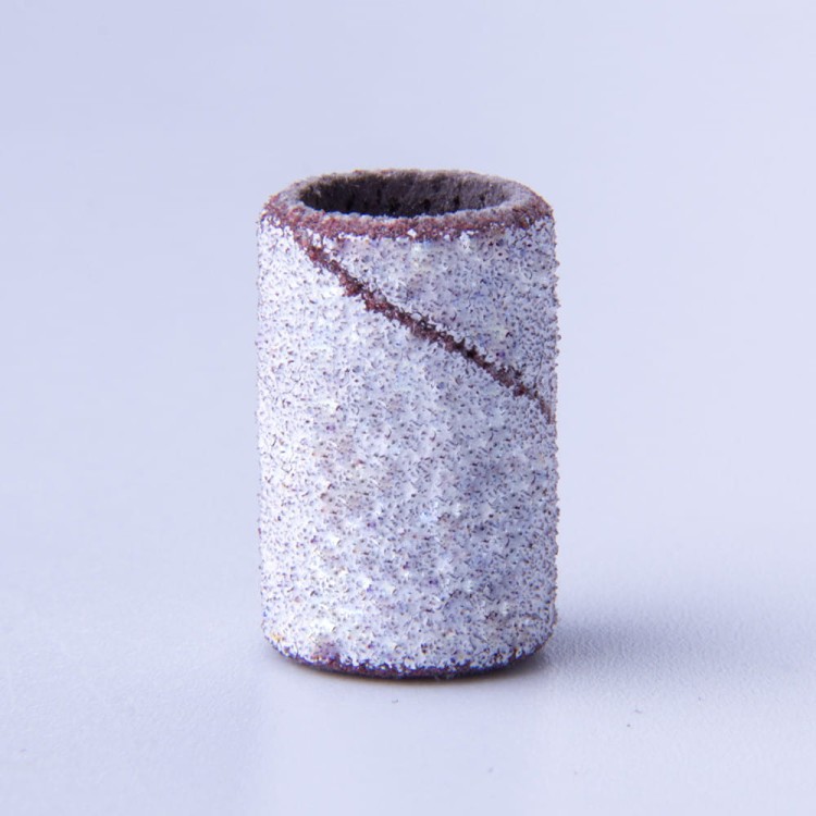 Kapturki ścierne przelotowe do manicure i pedicure AlleMed białe gradacja 120 10 sztuk (3).jpg