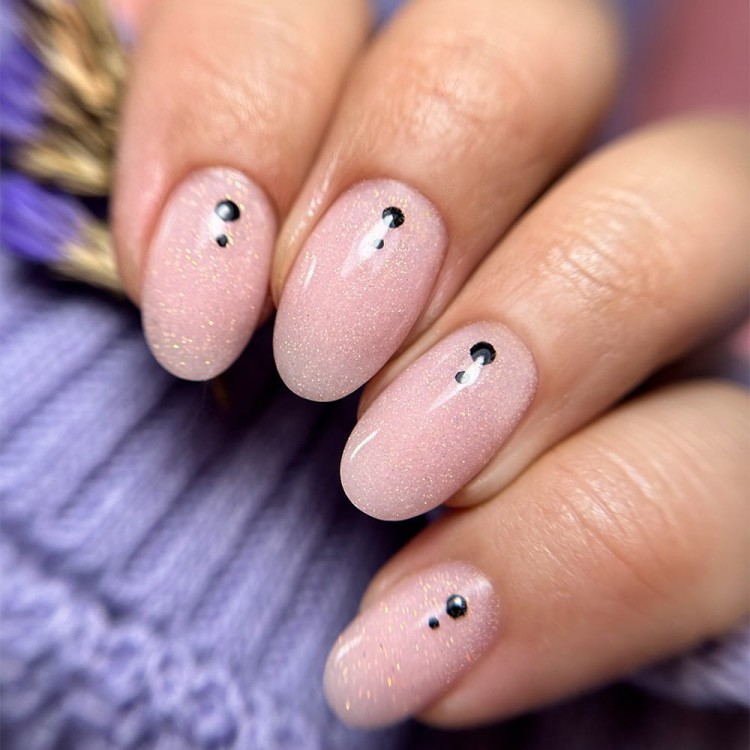 Żel budujący do paznokci Porcelain Sparkle Gel Laskovska light nude MollyLac 15g (3).jpg