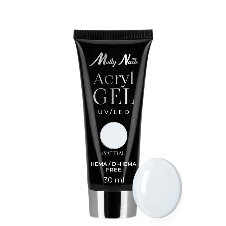 Acrylgel LEDUV Molly Nails akrylożel budujący HEMADi-HEMA free Natural 30ml.jpg