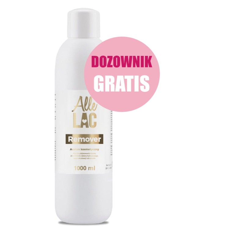 Remover płyn do zdejmowania hybrydy akrylu tipsów AlleLac Remover 1000 ml,.jpg