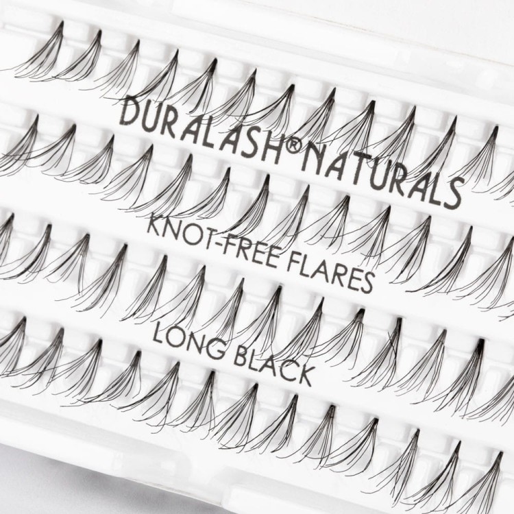 Kępki rzęs Ardell Singles Duralash Naturals Knot-Free Flares Long Black 56szt (2).jpg