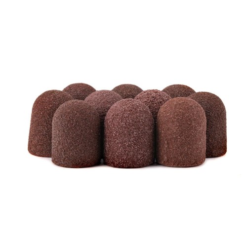 KAPTURKI ŚCIERNE DO PEDICURE Z BAWEŁNIANYM ŚRODKIEM 13MM GRADACJA 120 BRĄZOWE ALLEMED 10SZT 3.jpg