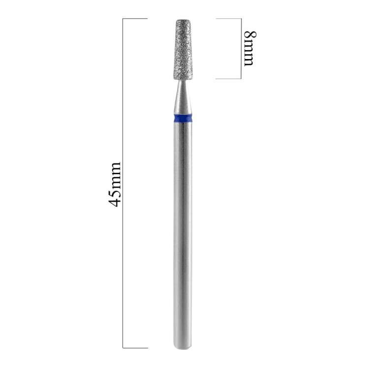 Frez diamentowy ścięty stożek niebieski Staleks Expert średnica 2,5 mm część robocza 8 mm 3.jpg