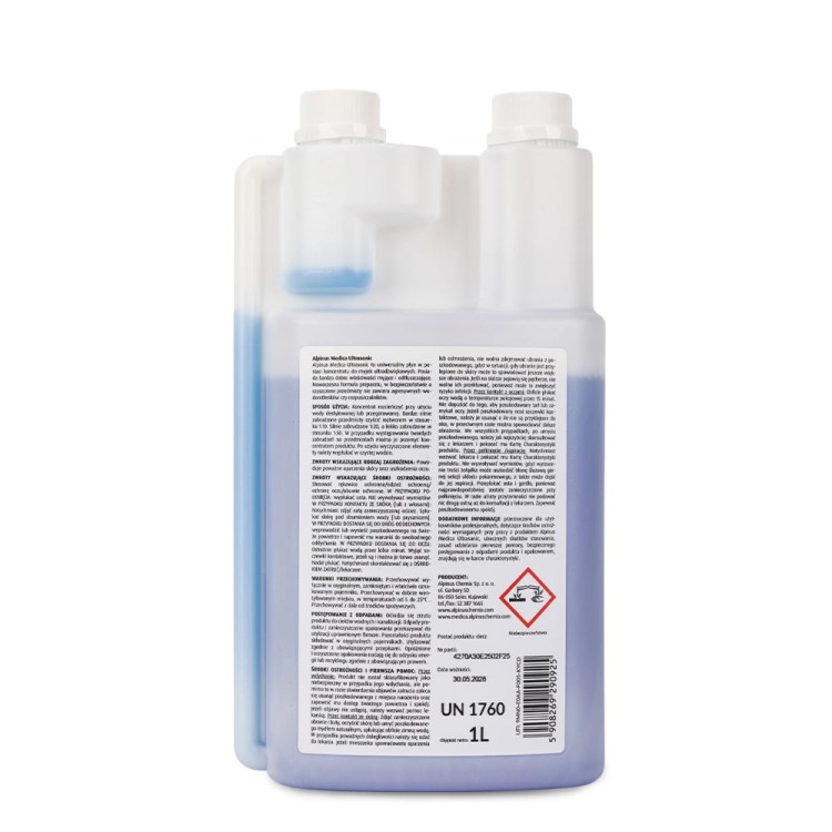 Płyn do myjek ultradźwiękowych Alpinus Medica Ultrasonic 1000ml 3.jpg